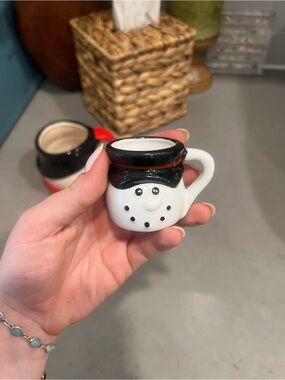 Festive Snowman Shot Glass